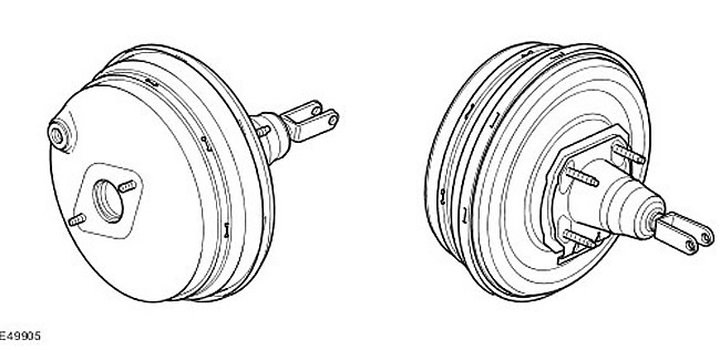 Вакуумный усилитель тормозов: Общие сведения (Дискавери 3)