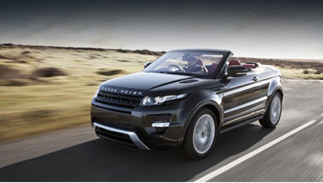Серийный Range Rover Evoque Convertible должен появиться в 2014 году.