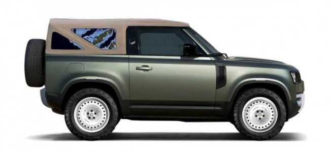 Анонсированы продажи внедорожника Land Rover Defender в кузове кабриолет