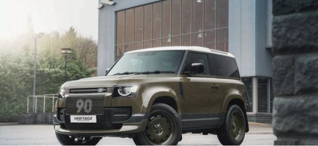 Тюнинг-ателье Kahn Automobiles выпустило спецсерию Land Rover Defender в честь 75-летия автомобиля