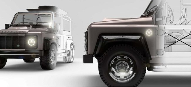 Эта электрическая версия Land Rover Defender поместится внутри суперяхты