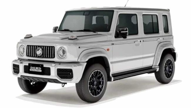 5-дверный Suzuki Jimny, за которым выстроились очереди в Японии, научили выглядеть как Mercedes и…