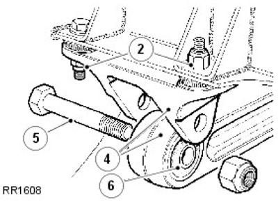 6. Отделете горната част на рамото от скобата.