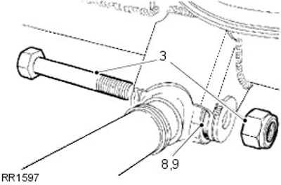 9. Натиснете гумените втулки.