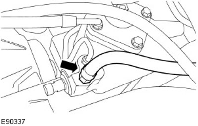 Осигурете подходящ контейнер за събиране на разлята течност за кормилното управление.