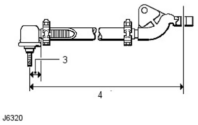 4. Регулирайте центъра на сферичните щифтове до номинална дължина от 924 mm. Тази дължина се…