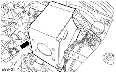 12. Отстранете педала на спирачката и скобата.