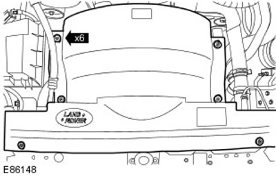 4. Инсталирайте горния кожух на охлаждащия вентилатор. Поставете шест винта.
