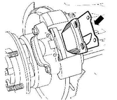 За превозни средства, започващи с моделна година 2002, проверете дали подложката е монтирана…