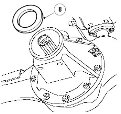 С помощта на подходящ лост отстранете масленото уплътнение и го изхвърлете.