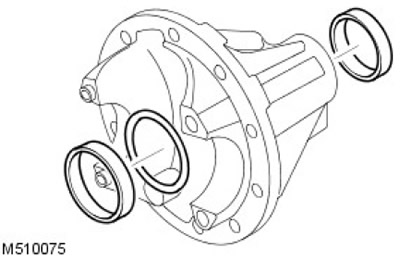 14. Свалете предните и задните лагерни пръстени.