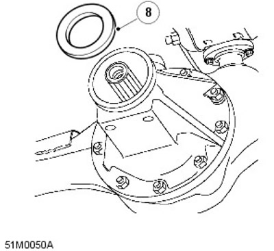 С помощта на подходящ лост отстранете масленото уплътнение и го изхвърлете.