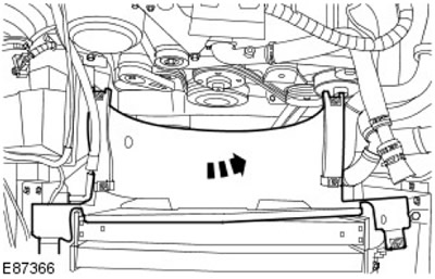 7. Свалете капака на охлаждащия вентилатор.