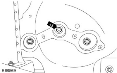 1. Монтирайте елементите в реда, обратен на разглобяването. Стегнете (момент на затягане 13 Nm).