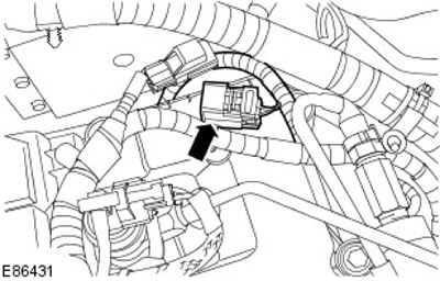 3. Освободете кабелния сноп на SNT сензора.