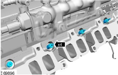 1. Монтирайте елементите в реда, обратен на разглобяването. Стегнете (момент на затягане 13 Nm).