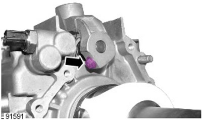 5. Отстранете гайката на вилката за превключване.