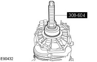 1. С помощта на специални инструменти монтирайте семеринга на вторичния вал.