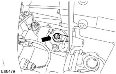 4. Монтирайте нова регулираща гайка на заключващия механизъм. Затегнете гайката до 25 Nm.