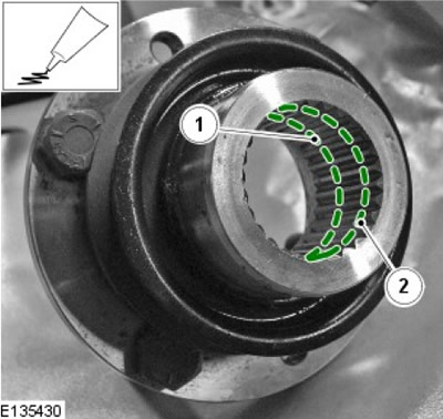 2. Поставете втора непрекъсната лента на 5 mm от края на фланеца.