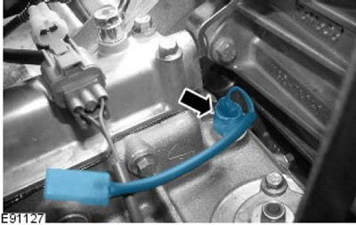 3. Отстранете превключвателя на индикатора за заключване на диференциала. Отстранете и изхвърлете…