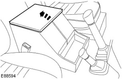 2. Отворете капака на подовата конзола.