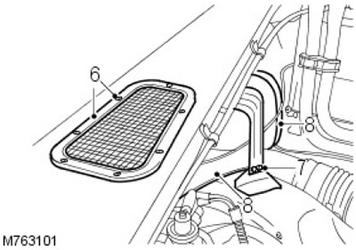 8. Свалете въздухозаборника на нагревателя от калника и отстранете уплътнението.