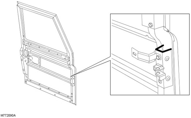 Уплътнител за шевовете на предната врата