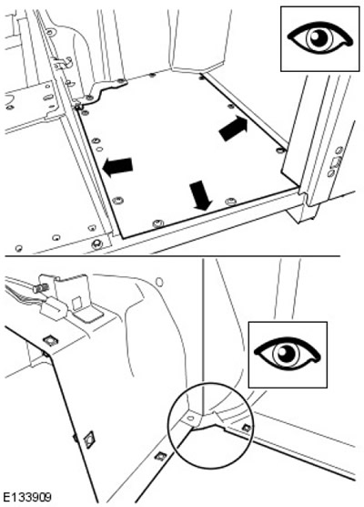 ЗАБЕЛЕЖКА: Подовият панел е закрепен с винтове и подложка от пяна.