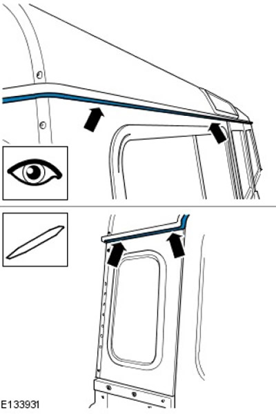 ЗАБЕЛЕЖКА: Проверете областта на покрива, за да се уверите, че уплътнението е монтирано/поставено…