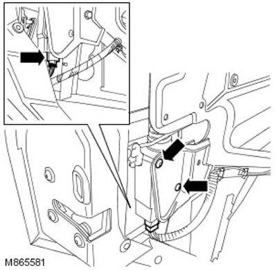 8. Отстранете 2-та винта, закрепващи електромагнита.