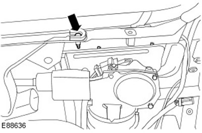 8. Освободете десния стъклен нагревателен канал. Отстранете винта.