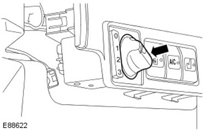 5. Отстранете копчето за превключване на скоростите.