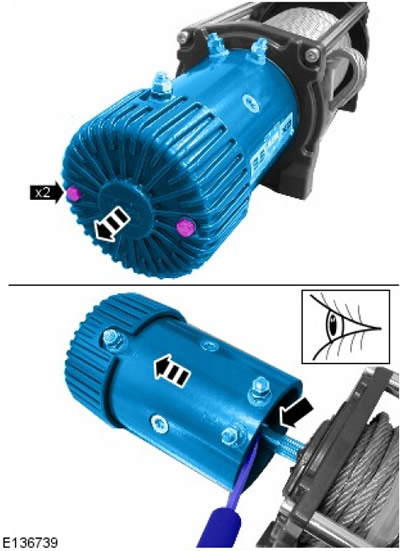 Момент на затягане: 8 Nm.