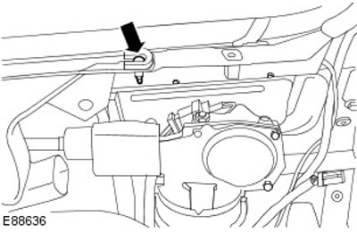 9. Освободете десния стъклен нагревателен канал. Отстранете винта.