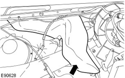 7. Отстранете канала за всмукване на въздух.