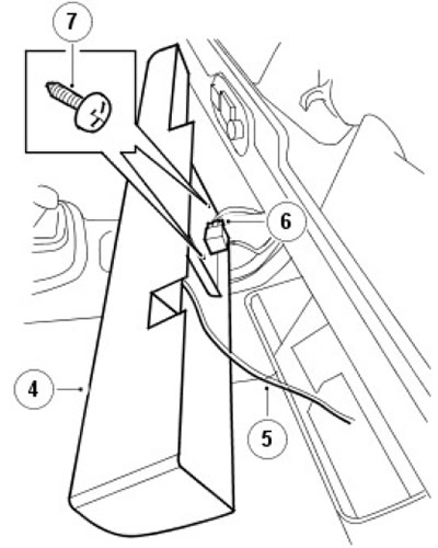 7. Отстранете двата винта, закрепващи капака към задната част на вентилационните отвори на…