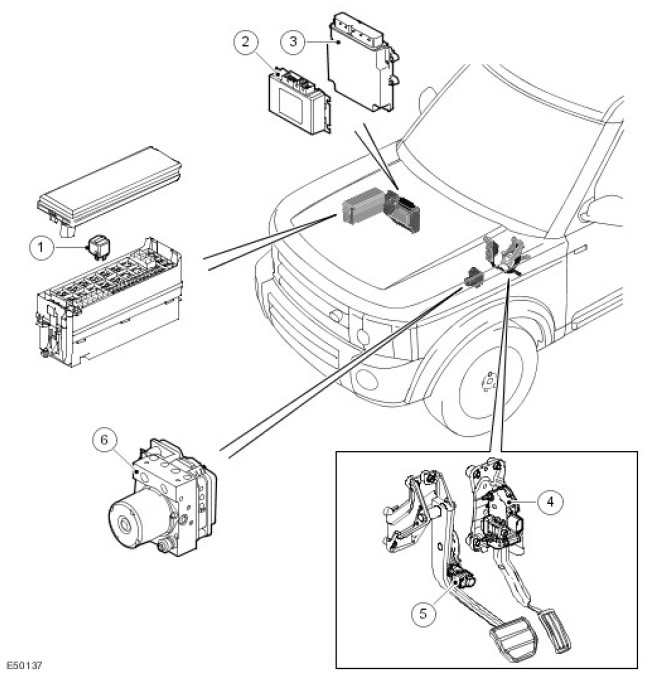 Блок ecm на компаса 9 где находится Electronic control part: Device and technical description 4.0L (Discovery 3, 200