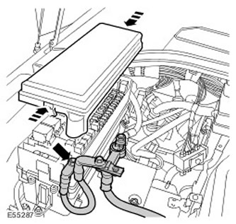 Как снять аккумулятор дискавери спорт Power distribution: Battery connection box (BJB) 4.4L (Discovery 3, 2004-2009) -