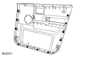 Как снять обшивку двери ленд ровер Interior and body trim: Front door trim panel (Discovery 3, 2004-2009) - LRman.r