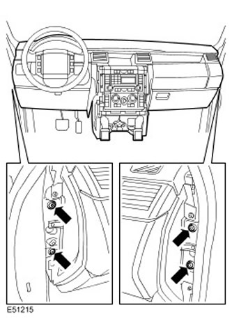 Как снять приборную панель дискавери 3 Instrument panel and console: Removal and installation of the instrument panel 2