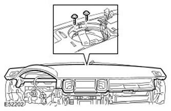 Как снять приборную панель дискавери 3 Instrument panel and console: Upper section of instrument panel (Discovery 3, 20