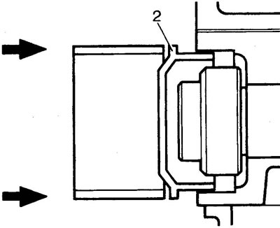 2. Поставете щепсела в главата, като ударите външния ръб.