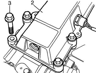 2. Install the rod housing onto the rear crankcase, engage the ball joint of the lever with the…