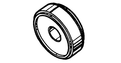 Oil seal mandrel, without ABS - LRT-54-001 LST550-5