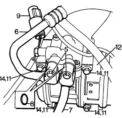Паказаны рухавік V8i.