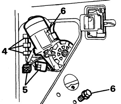 6. Csavarja ki a villanymotort rögzítő három csavart, és vegye ki a villanymotort a panel felső…