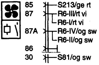 K28-I Heater motor relay. Реле вентилятора отопителя