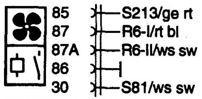 K28-II Heater motor relay. Реле вентилятора отопителя