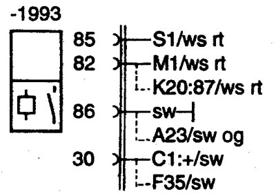 К4 Starter relay. Реле стартера
